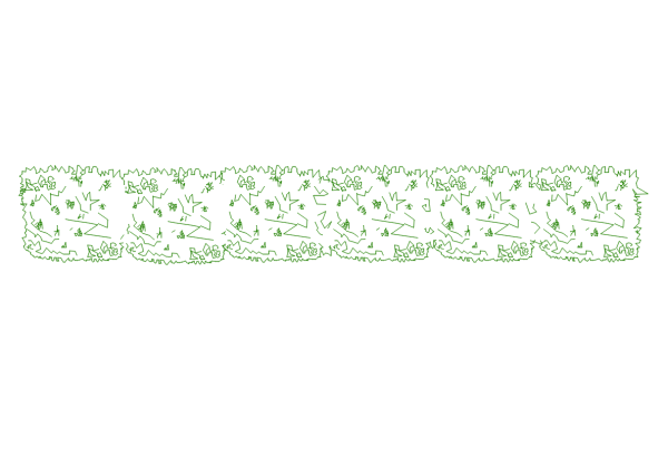 Hedge elevation 1 DWG CAD block 