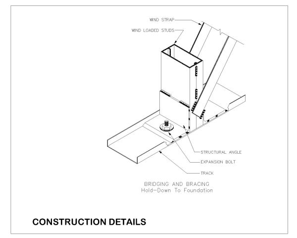 Free AutoCAD 3D Isometric Drawings for Metal Roof Girder System Construction Details - 12