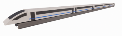 Monorail train revit family
