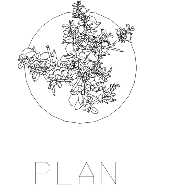 Plant Vase for Center Table 2 Plan dwg Drawing