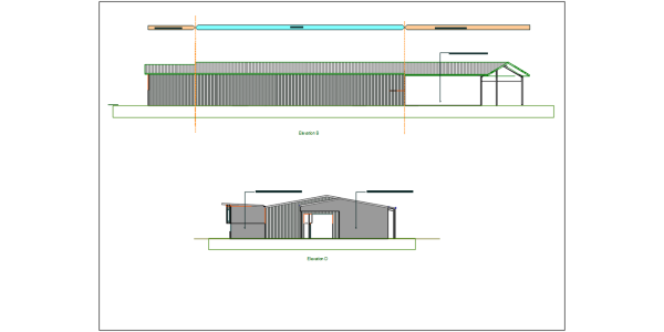 Retail Shop Shed Design  Elevation.dwg-2
