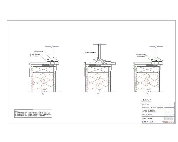 Free AutoCAD Drawing of Steel Wall Typical Details 1-3