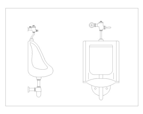 Free AutoCAD Drwaing for Urinal Vector TopSide Views-1 (6)