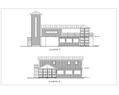 Containerized Buidling Master Elevations-2 for residence