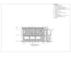 Shipping Container Detailed Elevation-6 with General Notes