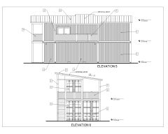 Architectural Drawings_ for Shipping Container Elevation ideas-5-6