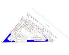 Site Plan for Containerized Building Layout