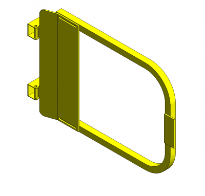 Safety gate Revit model Thousands of free CAD blocks