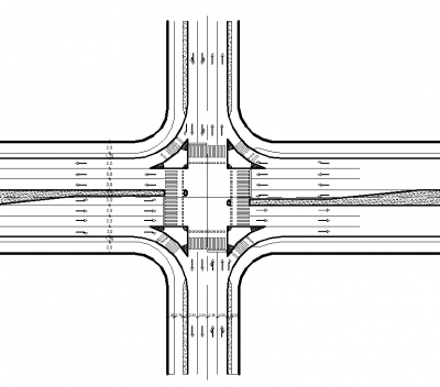 2D CAD Highway Crossroads CADBlocksfree Thousands of free CAD blocks