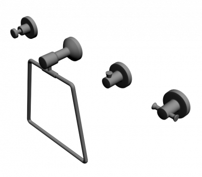 Towel hooks 3DS Max models CADblocksfree Thousands of free CAD blocks