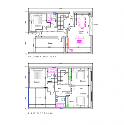 2d Cad Modern House Design Plans Cadblocksfree Blocks Free 2d Cad Modern House Design Plans, Free Modern House Plans
