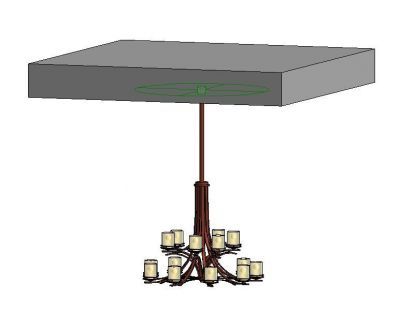 Electrical Lights Chandelier Large Revit Family Thousands of free AutoCAD drawings