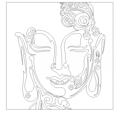 Buddha Thousands of free CAD blocks