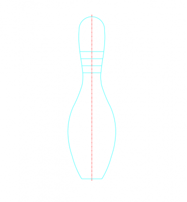 Bowling pin bloque dwg Thousands of free CAD blocks