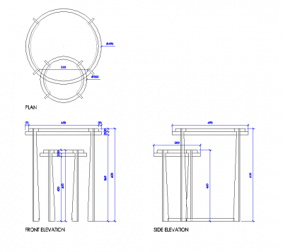 Side Table Nest Dwg Thousands Of Free Autocad Drawings Side Table Nest Dwg Thousands Of Free, Sofa Side Table Elevation Cad Block