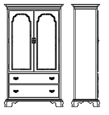 Wall library storage dwg | Thousands of free AutoCAD drawings