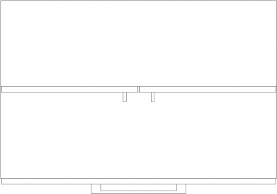 360mm Wide Hood Combination with 519mm Wide Kitchen Right Side