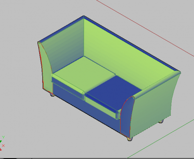3d sofa couch high back DWG Thousands of free CAD blocks