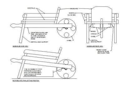 手押し車の設計cad Dwgダウンロード Cadblocksfree Cad Blocks Free