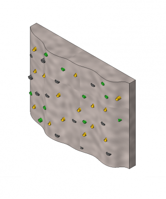 3D Revit Climbing Wall CADBlocksfree Thousands of free CAD blocks