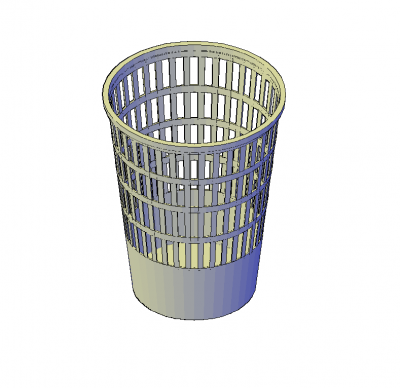 3D CAD Office Bin CADBlocksfree Thousands of free CAD blocks