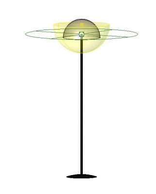 Floor Lamp Hemispheric Revit Family Thousands of free CAD blocks