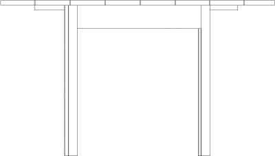 720mm Height Wooden Center Table Right Side Elevation dwg Drawing Thousands of free AutoCAD