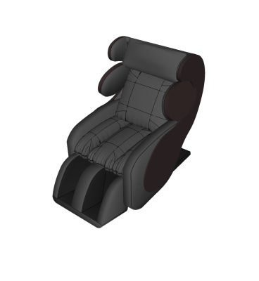 Massage chair sketchup model CADblocksfree Thousands of free