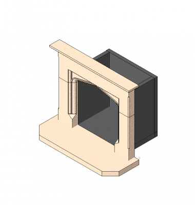 3D Stone Fireplace Revit Model CADBlocksfree Thousands of free CAD