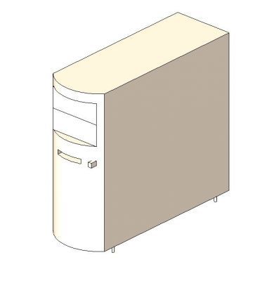 CPU Tower Revit Family Thousands of free CAD blocks