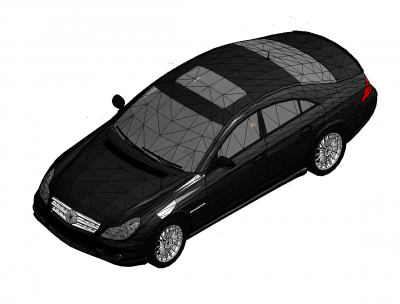 Revit model of a Mercedes CLS CADblocksfree Thousands of free CAD blocks