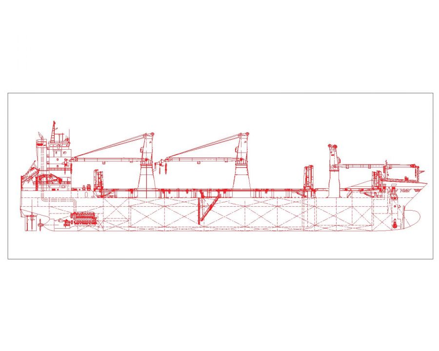 black thin line cargo ship icon Stock Vector Image & Art - Alamy