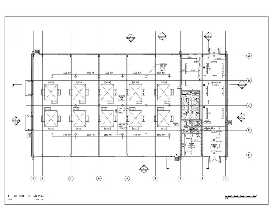 Power Plant Drawings_Reflected Ceiling plan .dwg | Thousands of free ...