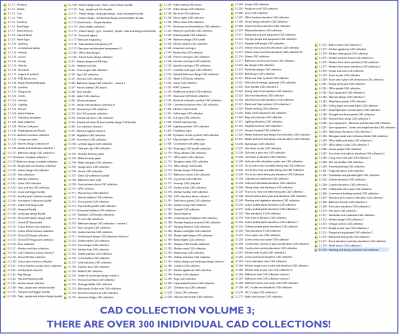 CAD Collections Library Vol 3 Thousands of free CAD blocks