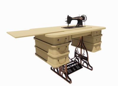 Brown sewing machine revit family Thousands of free CAD blocks