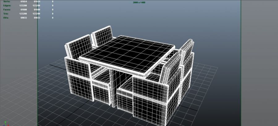 Cube Rattan Dining Set 3d Models, How To Build A 9 Cube Bookcase In Autocad