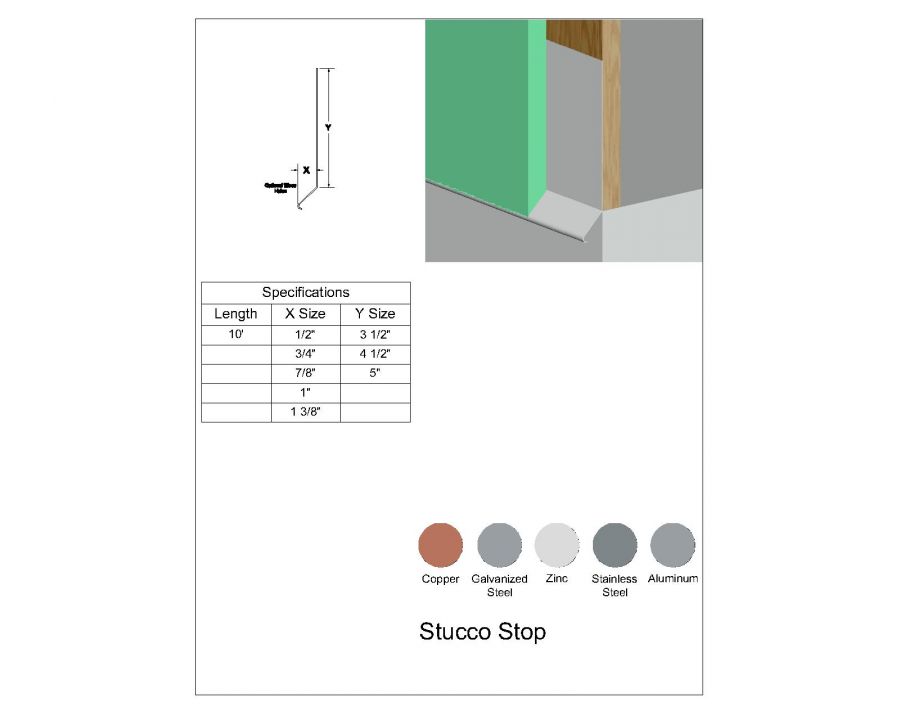 Lath- Stucco Stop | Thousands of free CAD blocks