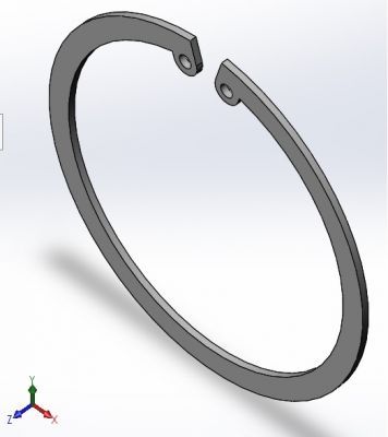 Retaining ring Solidworks part Thousands of free CAD blocks