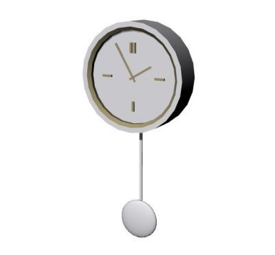 Modern large designed wall clock 3d model .3dm format Thousands of free AutoCAD drawings
