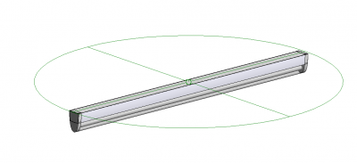 Surface Mounted_PCDiffuser_2000lm revit family