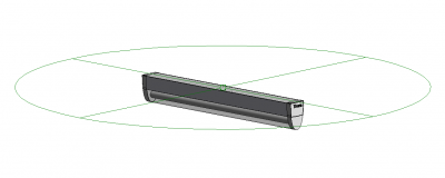 Surface Mounted PCDiffuser_960lm revit family