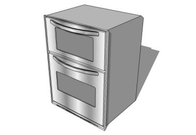 Double Oven sketchup model