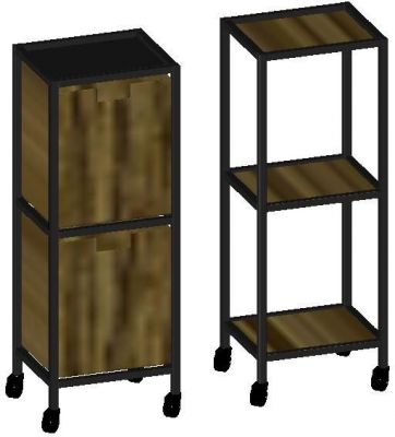 Drawer With Wheels Revit Family 5 
