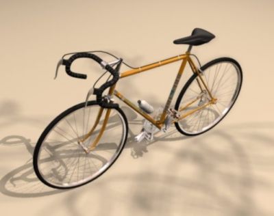 Compite con la bici modelo 3d max