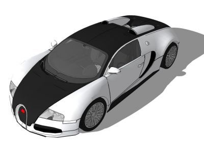 2008 Bugatti Veyron modello di abbozzo