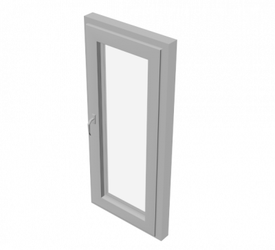 Glazed Door 3ds max model 