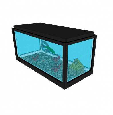 Aquarium Sketchup-Modell