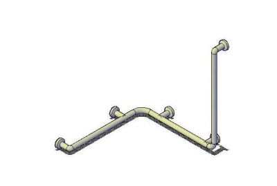 ADA Handrails 01 3D DWGモデル