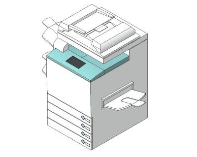 Photocopier / Printer Revit family 
