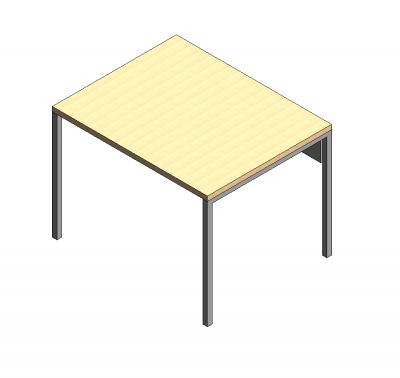 Small rectangular desk RFA